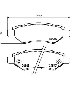 P09014 Juego de pastillas de freno Brembo