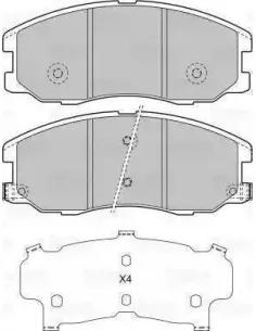 P10003 Juego de pastillas de freno Brembo