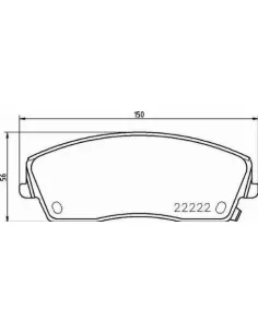 P11041 Juego de pastillas de freno Brembo