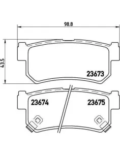 P15010 Juego de pastillas de freno Brembo