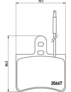 P23010 Juego de pastillas de freno Brembo