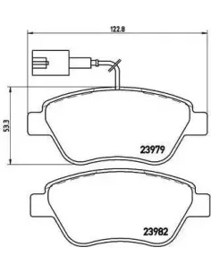 P23140 Juego de pastillas de freno Brembo