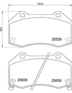 P23182 Juego de pastillas de freno Brembo