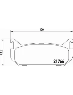 P24036 Juego de pastillas de freno Brembo