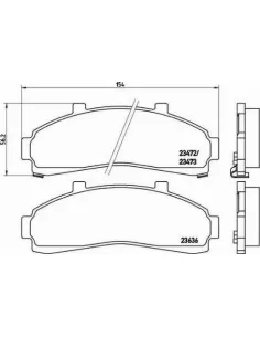 P24041 Juego de pastillas de freno Brembo