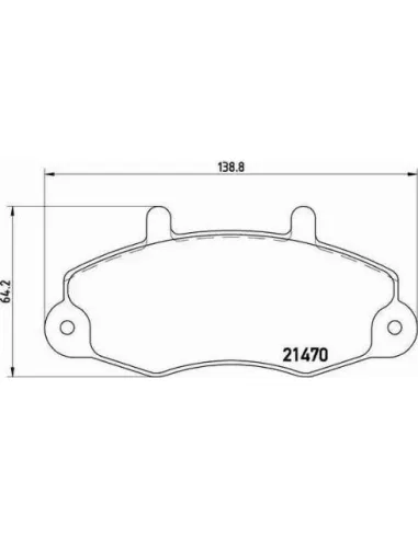 P24049 Juego de pastillas de freno Brembo