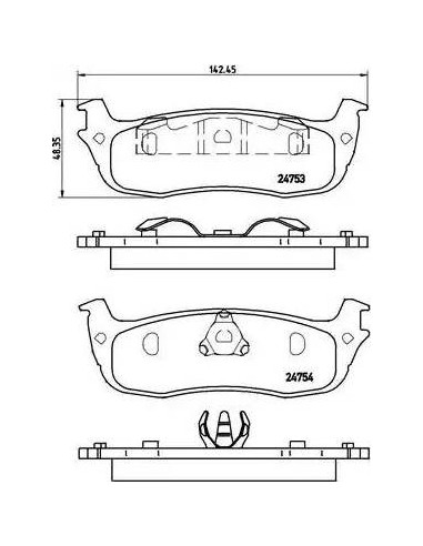 P24083 Juego de pastillas de freno Brembo