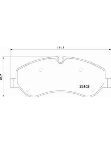 P24152 Juego de pastillas de freno Brembo