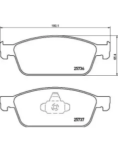 P24157 Juego de pastillas de freno Brembo