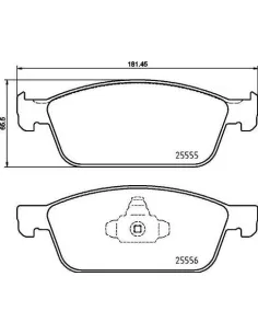 P24199 Juego de pastillas de freno Brembo