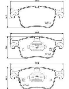 P24218 Juego de pastillas de freno Brembo