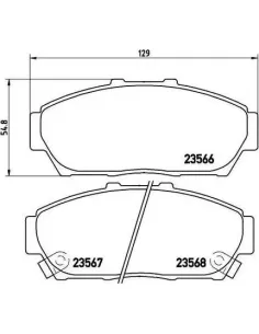 P28048 Juego de pastillas de freno Brembo
