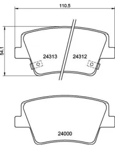 P30117 Juego de pastillas de freno Brembo