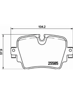 P36032 Juego de pastillas de freno Brembo