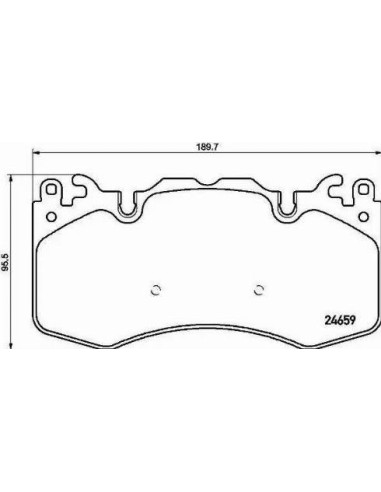 P44023 Juego de pastillas de freno Brembo