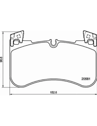 P44029 Juego de pastillas de freno Brembo