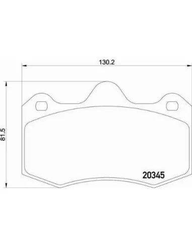 Juego de pastillas de freno Brembo P 47 001