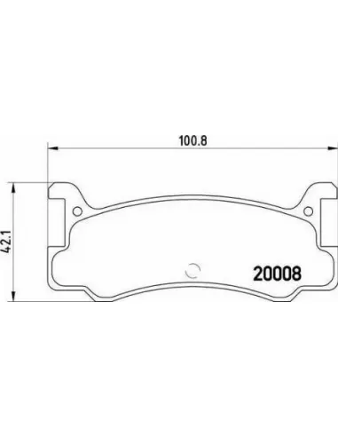 P49005 Juego de pastillas de freno Brembo