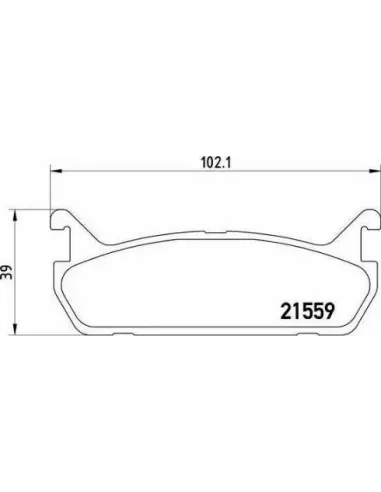 P49015 Juego de pastillas de freno Brembo