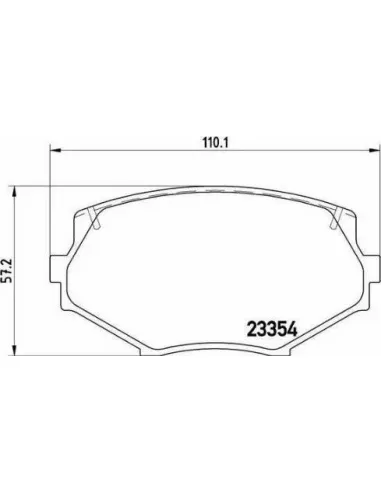 P49020 Juego de pastillas de freno Brembo