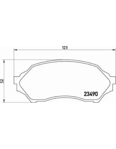 P49027 Juego de pastillas de freno Brembo