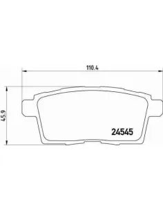 P49041 Juego de pastillas de freno Brembo