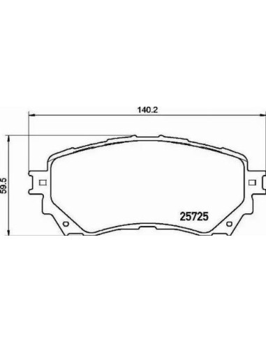 P49048 Juego de pastillas de freno Brembo