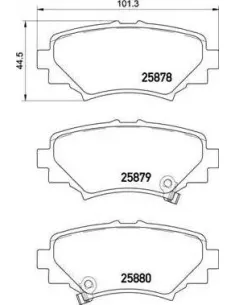 P49049 Juego de pastillas de freno Brembo