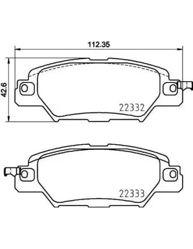 P49053 Juego de pastillas de freno Brembo