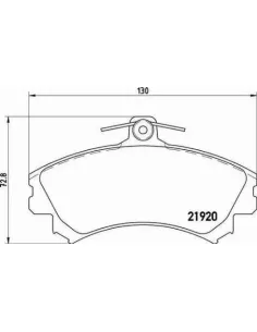 P50055 Juego de pastillas de freno Brembo