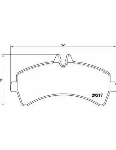 P50060 Juego de pastillas de freno Brembo