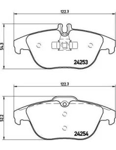 P50068X Juego de pastillas de freno Brembo