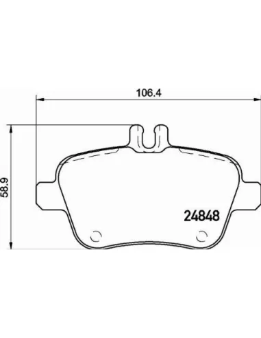 P50135 Juego de pastillas de freno Brembo