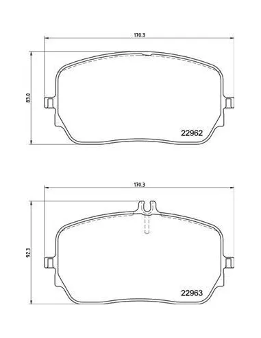 Juego de pastillas de freno Brembo P 50 149