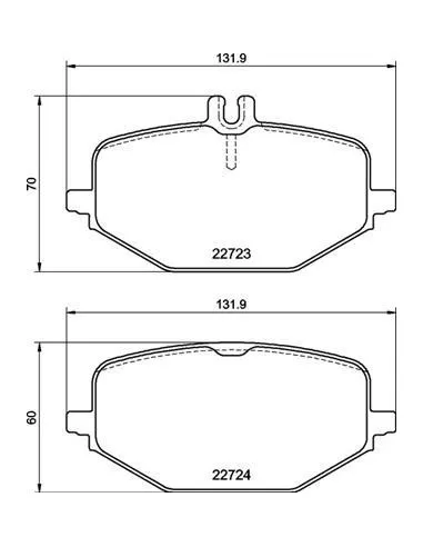 Juego de pastillas de freno Brembo P 50 161