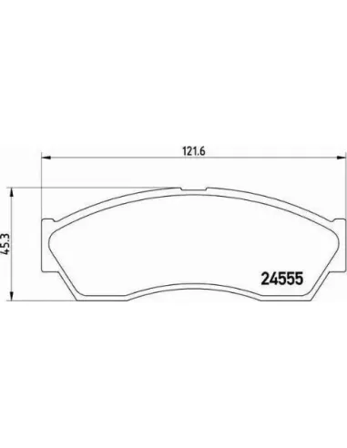 P52019 Juego de pastillas de freno Brembo