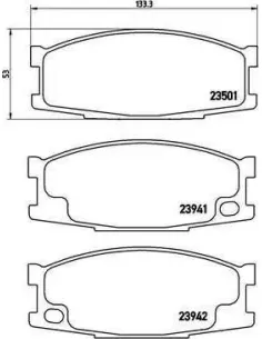 P54024 Juego de pastillas de freno Brembo