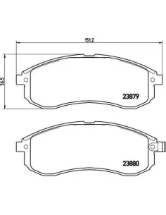 P54033 Juego de pastillas de freno Brembo