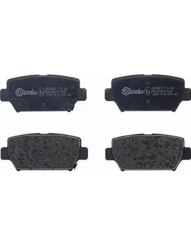 Juego de pastillas de freno Brembo P 54 062