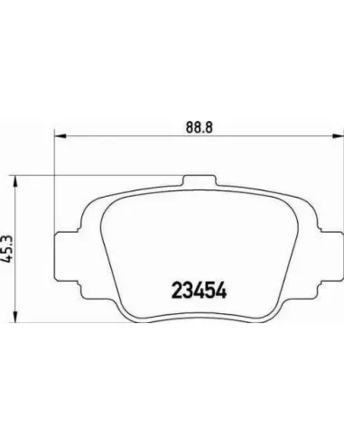 P56032 Juego de pastillas de freno Brembo