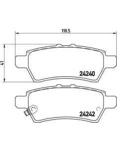 P56060 Juego de pastillas de freno Brembo