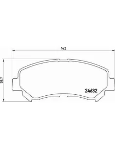 P56062 Juego de pastillas de freno Brembo