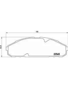 P56072 Juego de pastillas de freno Brembo