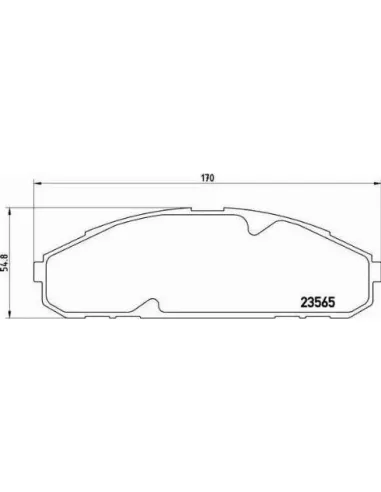 Juego de pastillas de freno Brembo P 56 072