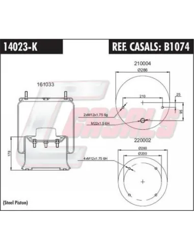 Suspension Neumatca Saf 4023 Np03