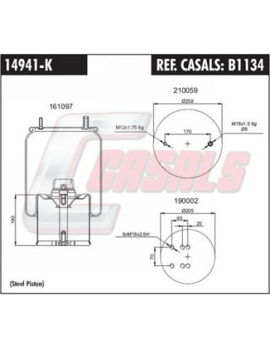 Suspension Neumatica Bpw 941-K