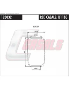 Fuelle de suspensión neumática B1183 IVECO