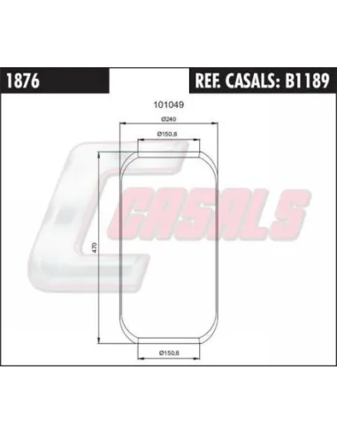 Botella Sus. Neumatica R.V.I 876 N