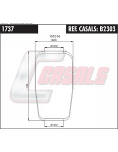 Fuelle de suspensión neumática B2303 Mercedes-Benz