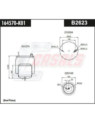 Botella Sus.Neumatica-Volvo 21224749